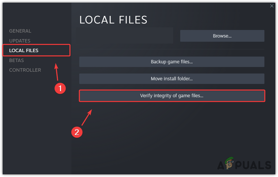 Verifying Integrity Of Game Files