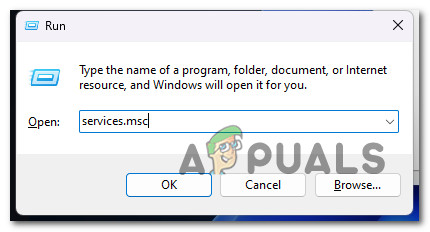 Access the Services screen