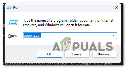 Access the Programs and Features menu
