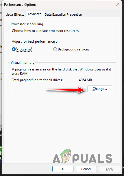Changing Virtual Memory