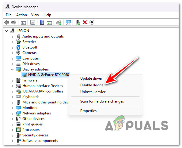 Disable the dedicated GPU