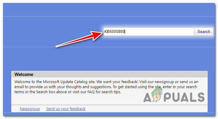 Looking for the failing update on MUC