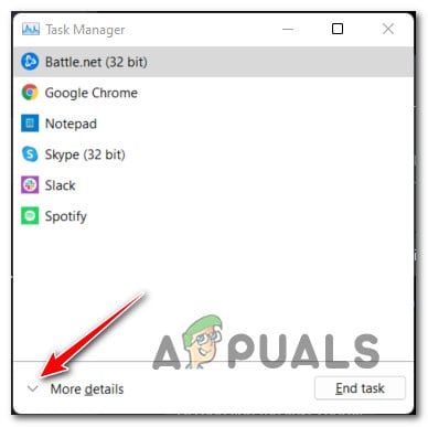 Access the More Details menu