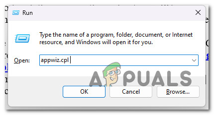 Open the Programs and Features menu