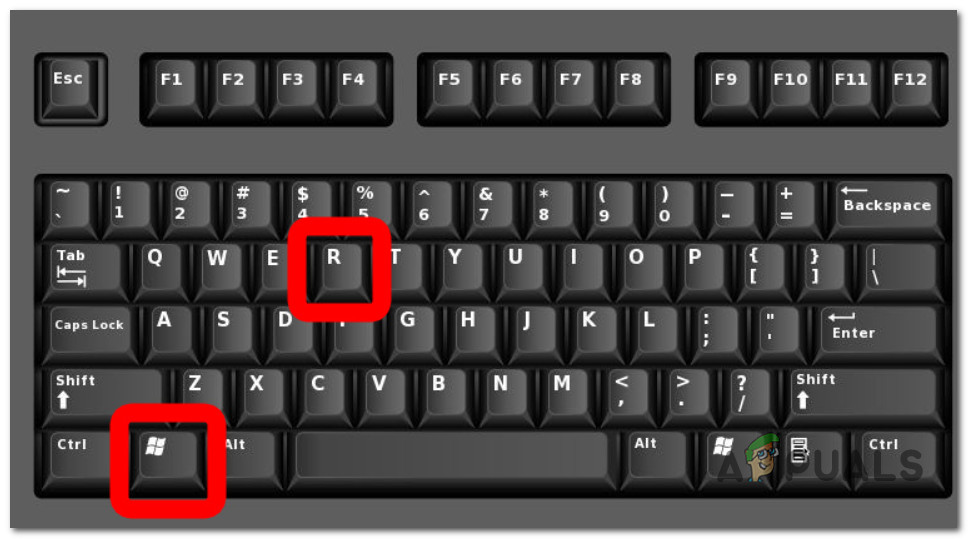 Press Windows key + R