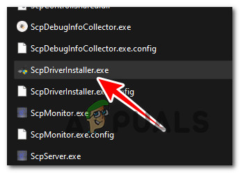 Running the SCP installer
