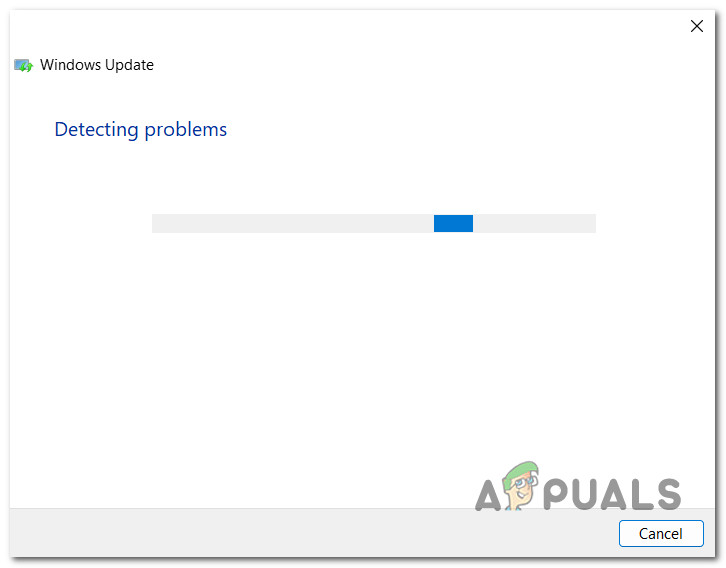 Scanning for underlying issues with Windows Update