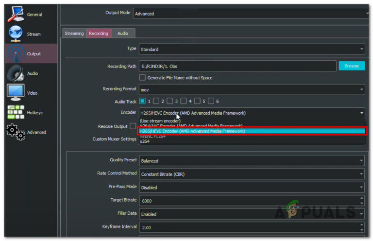 OBS FIX: 'An Unspecified Error Occurred while Recording'