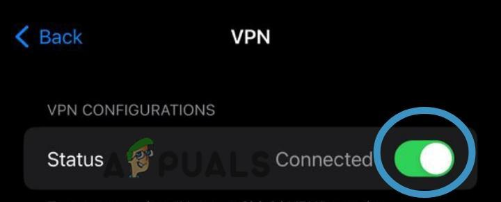 VPN settings