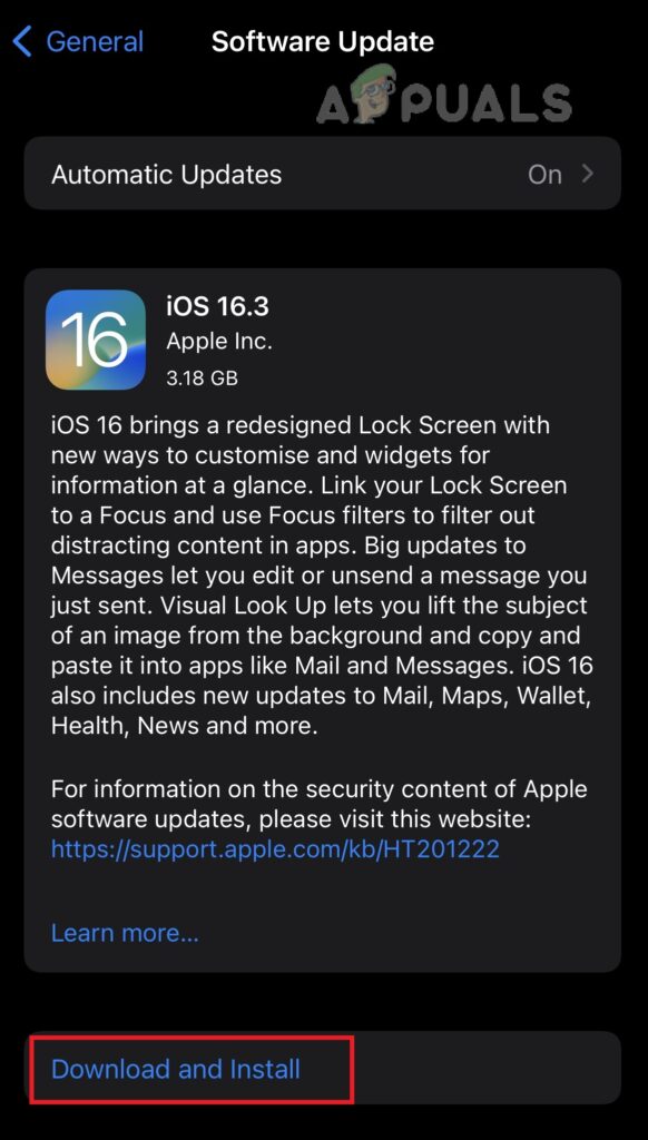 Download the latest update
