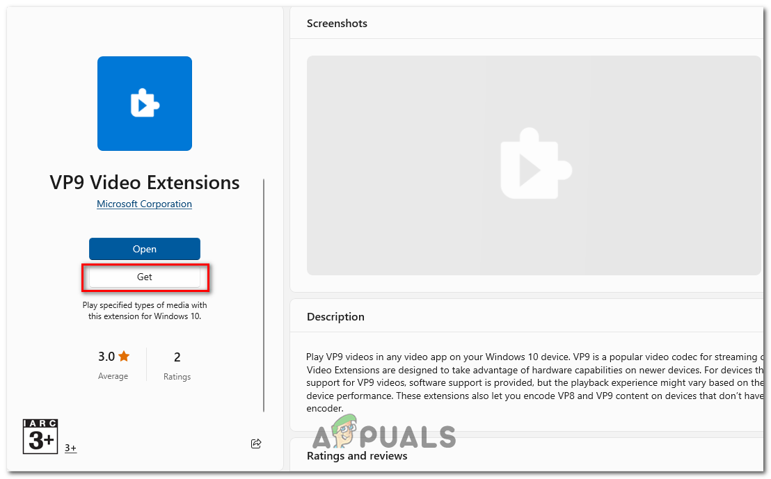 installing VP9 codec