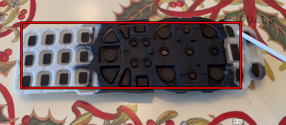 Clean Rubber Buttons of the DirecTV Remote