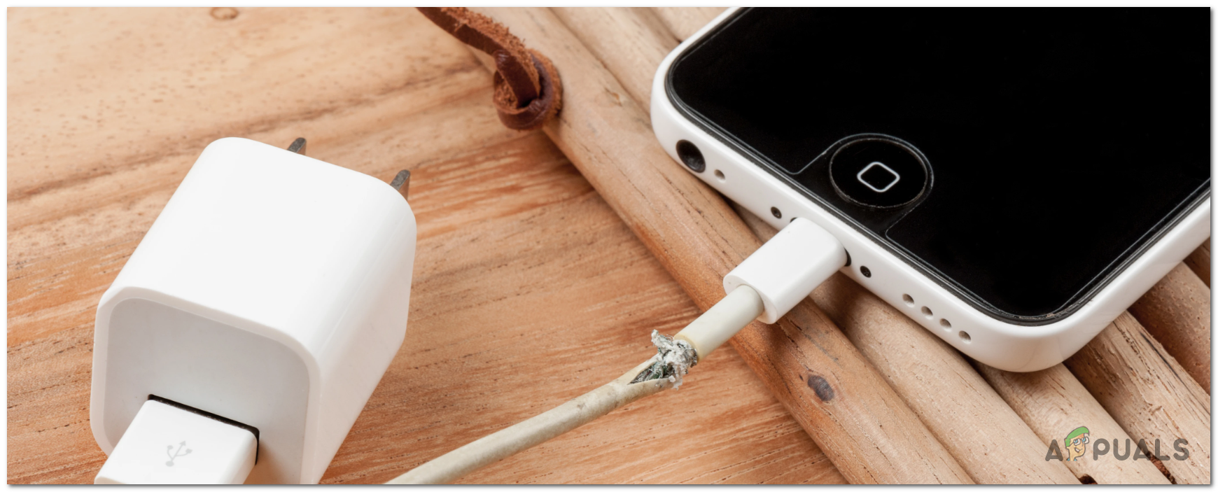 Broken charging cable