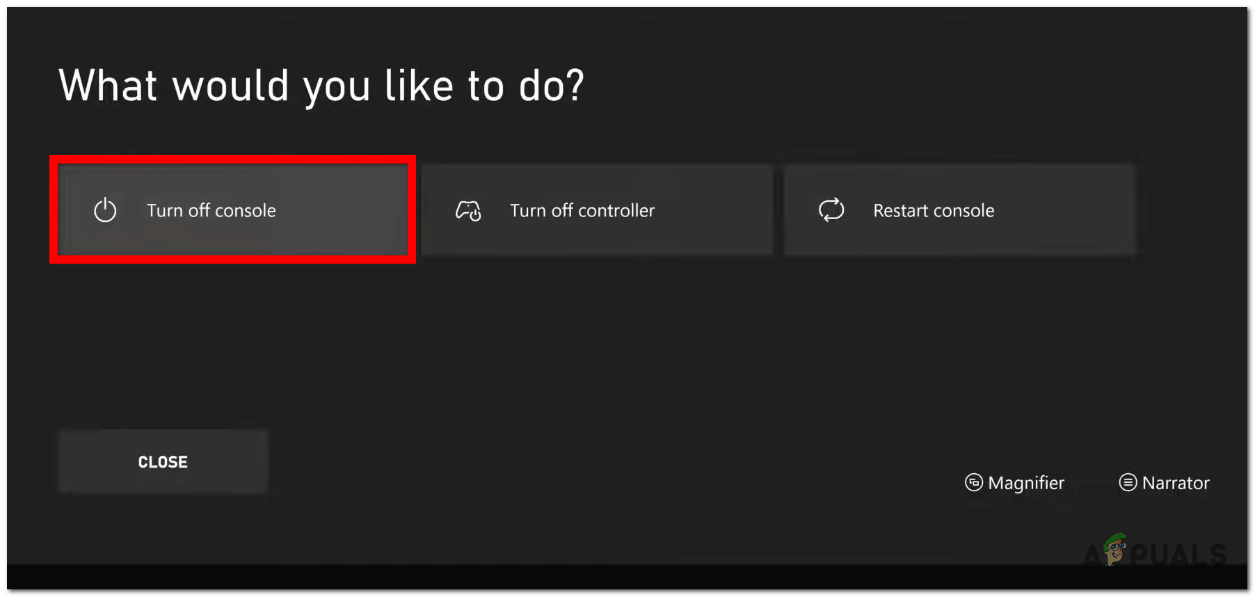 Turning off your Xbox console