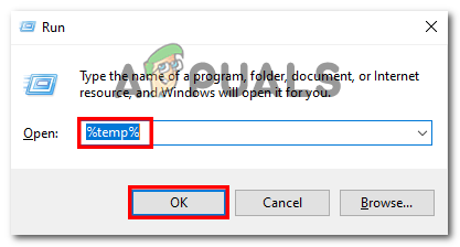 Running temp command in run 