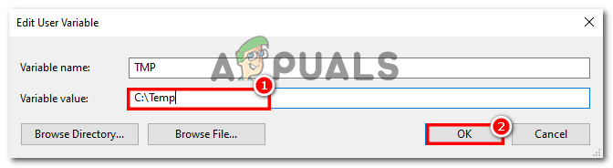 Changing the Variable value