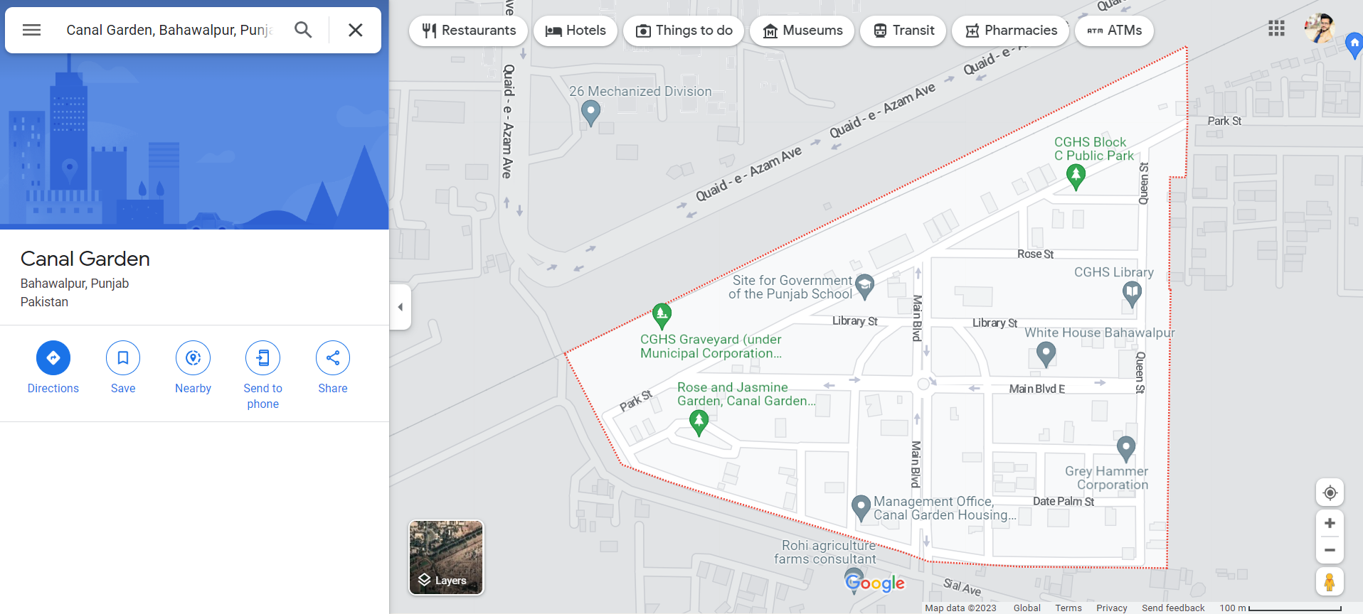 Details will open in a menu on left side