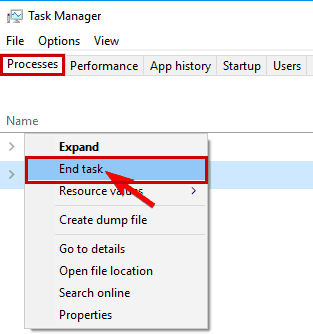 Ending SndVol.exe process