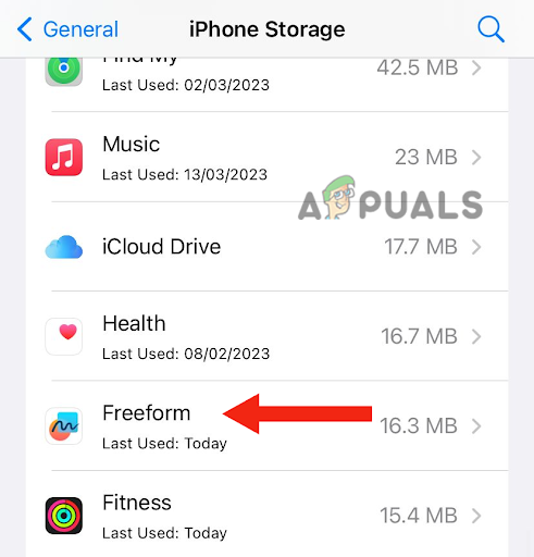 Tapping on the Freeform options