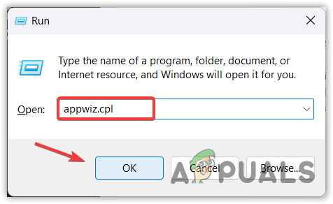 Opening Control Panel Programs and Features