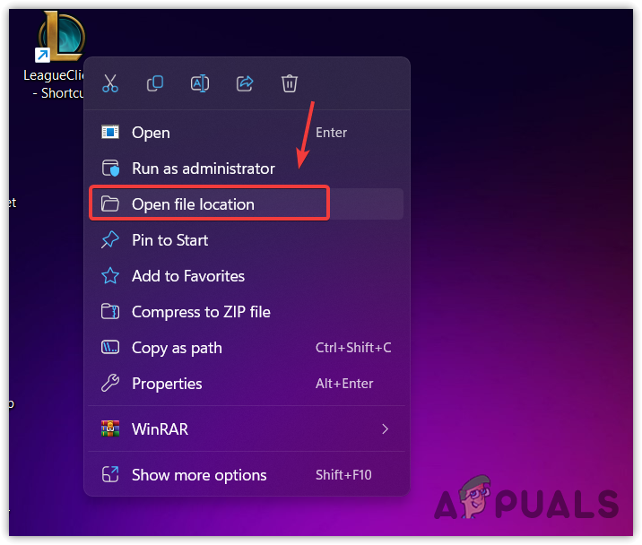 Opening League Of Legends Directory