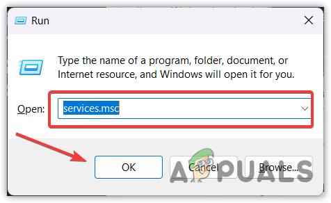 Opening Services Window