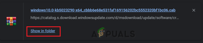 Opening file location