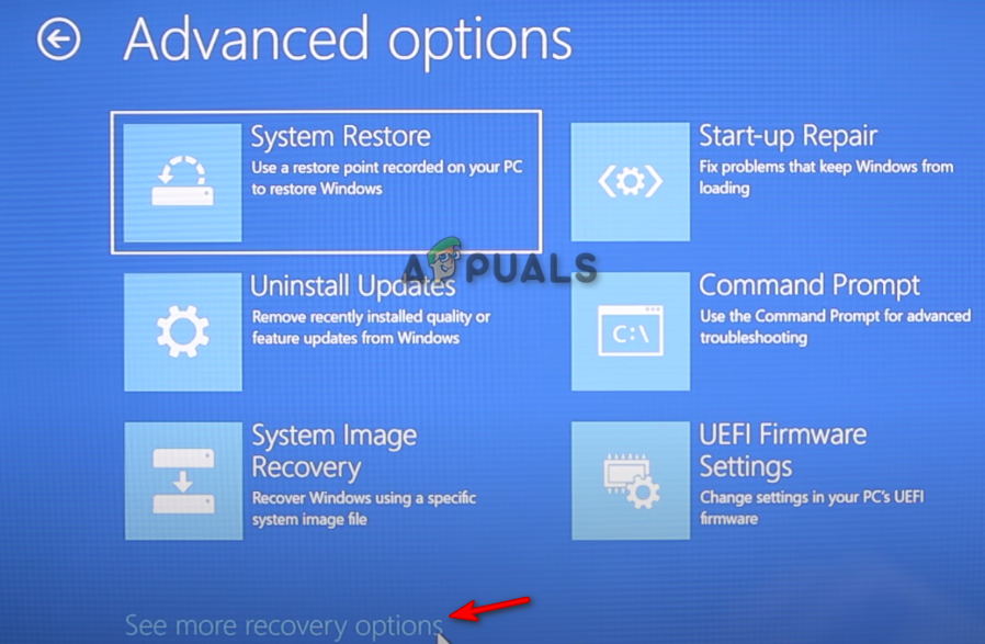 Opening more recovery options