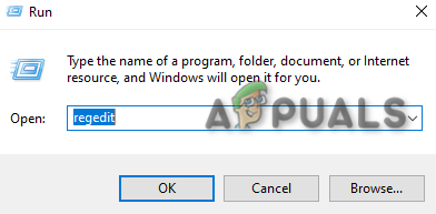 Opening registry editor