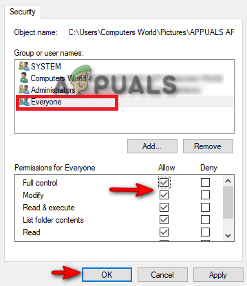 Permissions for Everyone