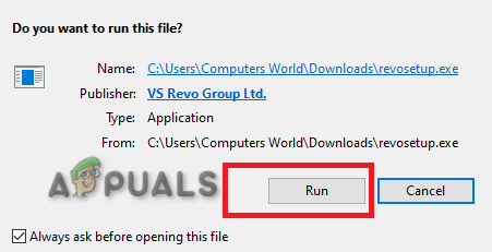 Running the file setup