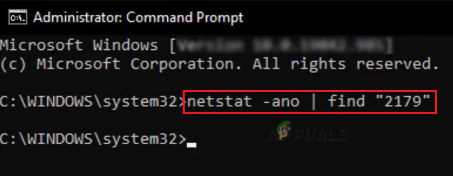Verifying port connection 