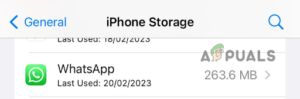Storage settings