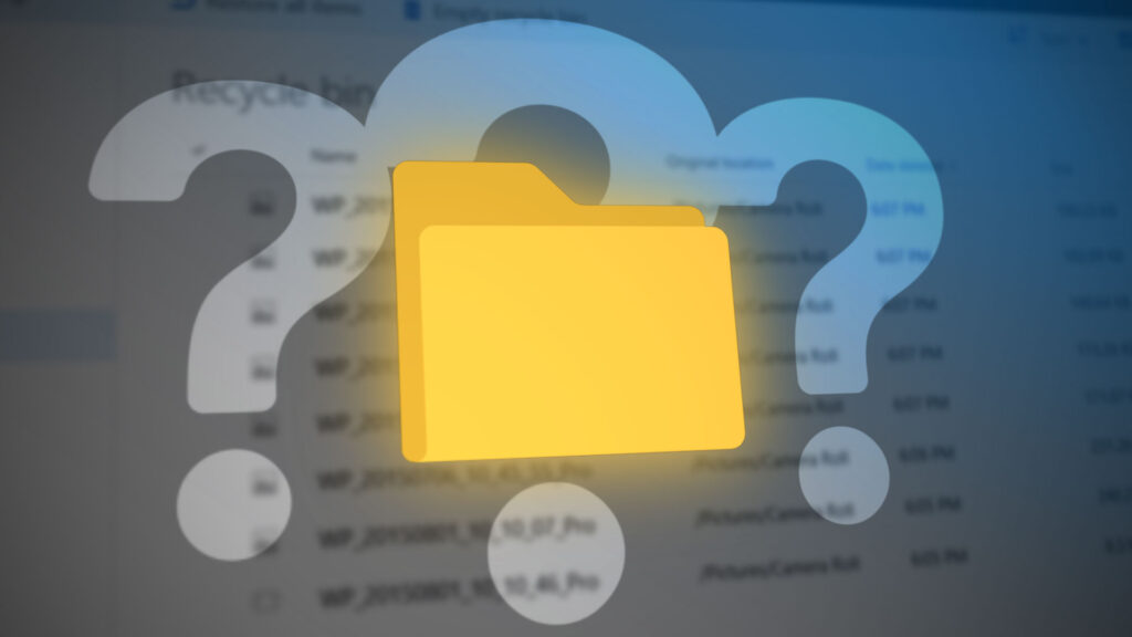 files missing from the OneDrive folder