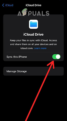 Turning on the toggle