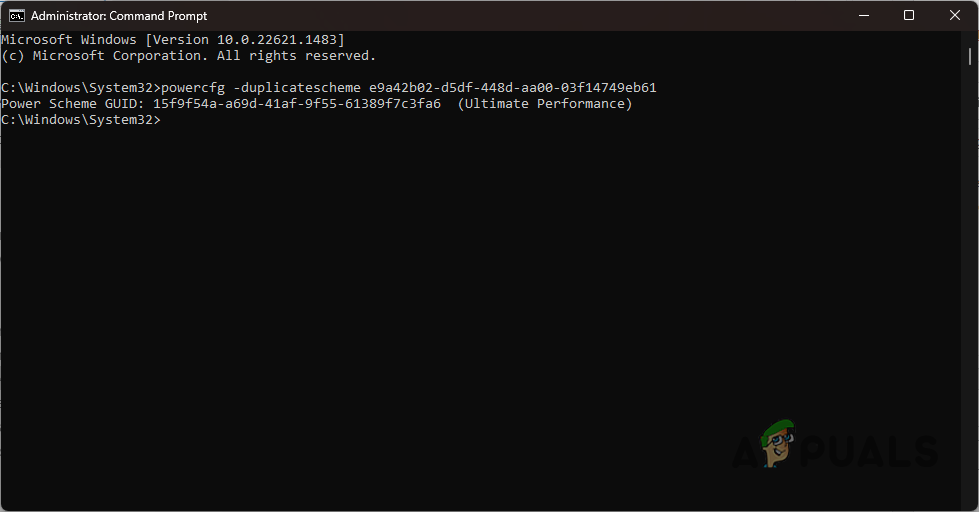 Enabling Ultimate Performance Plan