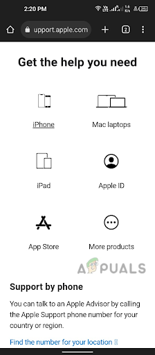 Selecting the product or service