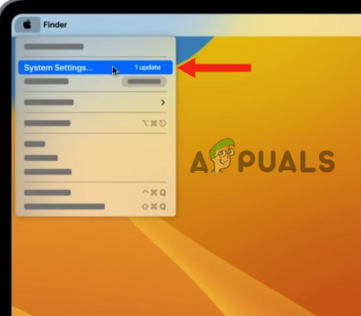 System Settings or System Preferences from the Apple menu