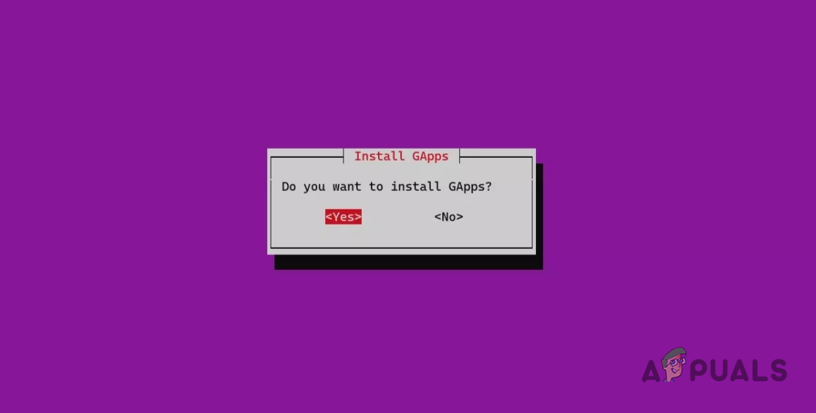 GApps Installation Selection