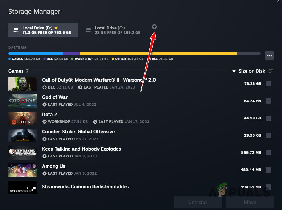 Adding New Steam Library Folder