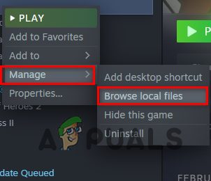 Navigating to Game Installation Directory