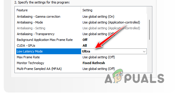 Changing Low Latency Mode