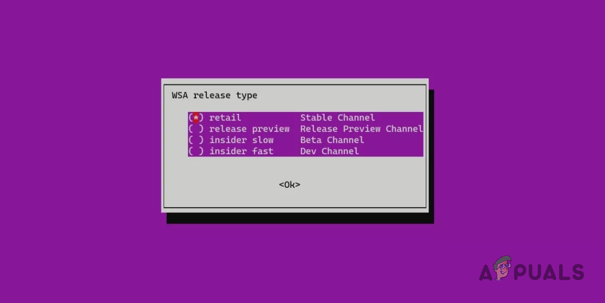 Choosing WSA Release Type