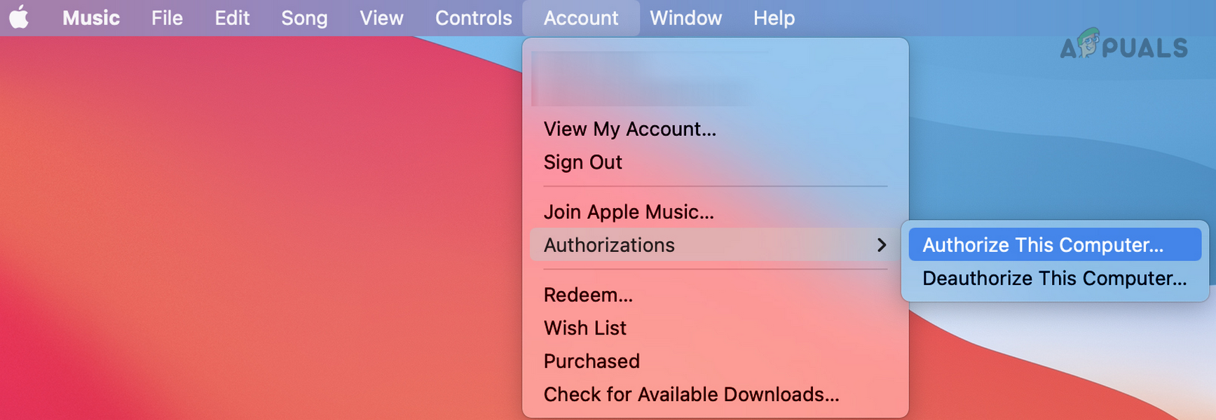 Authorize This Computer in iTunes