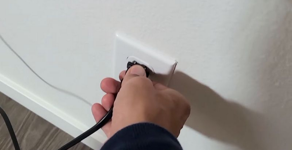 Unplug the Hisense TV from the Power Source