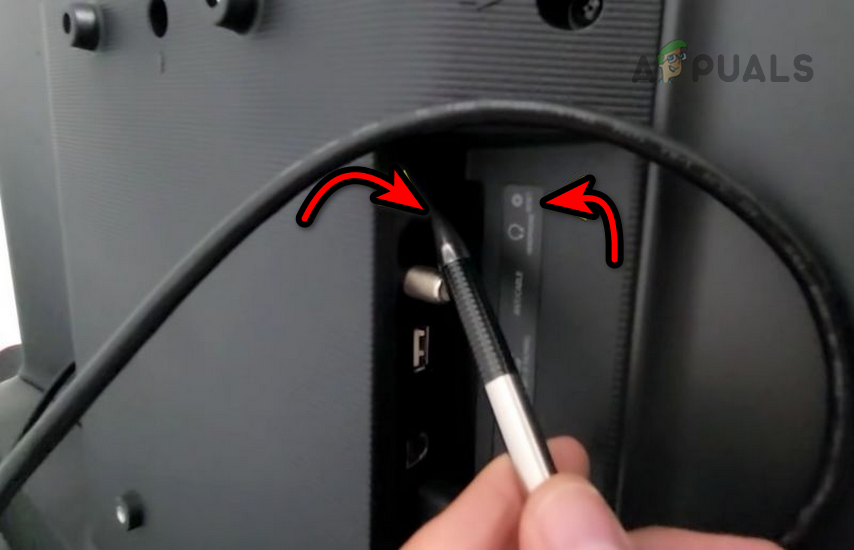 Reset the Hisense TV Through the Reset Button