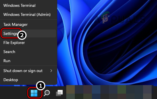 Open Windows Settings Through the Quick Access Menu
