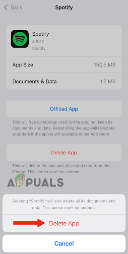 Hit the Delete button