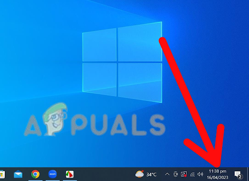 Locate the clock or time display