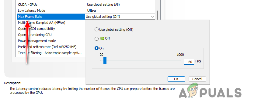 Setting Max Frame Rate